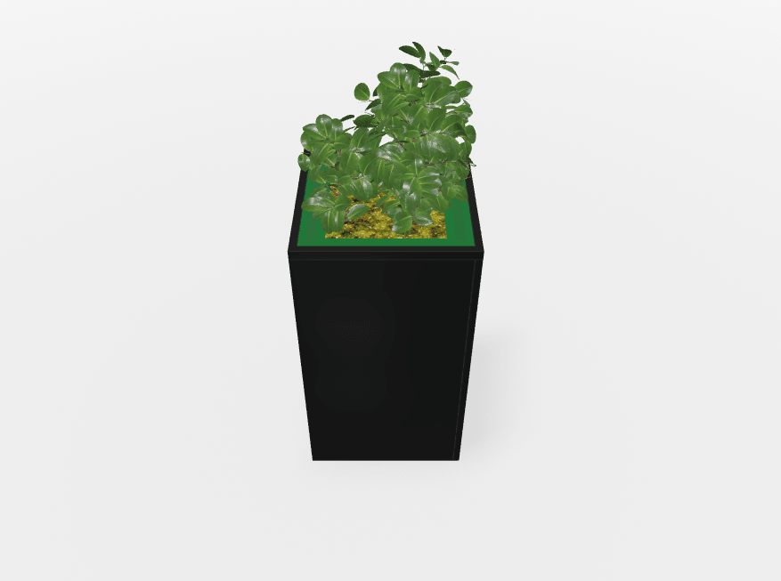 Magnuson Square Painted Steel Indoor Planter with Internal Rigid Liner and Adjustable Glides (MAG - VA1818L - P - XXX) - SchoolOutlet