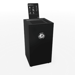 Magnuson Valuta 40-Gallon Steel Security Waste Receptacle with Locking Top and Document Slot (MAG-VA1818L-SEC)