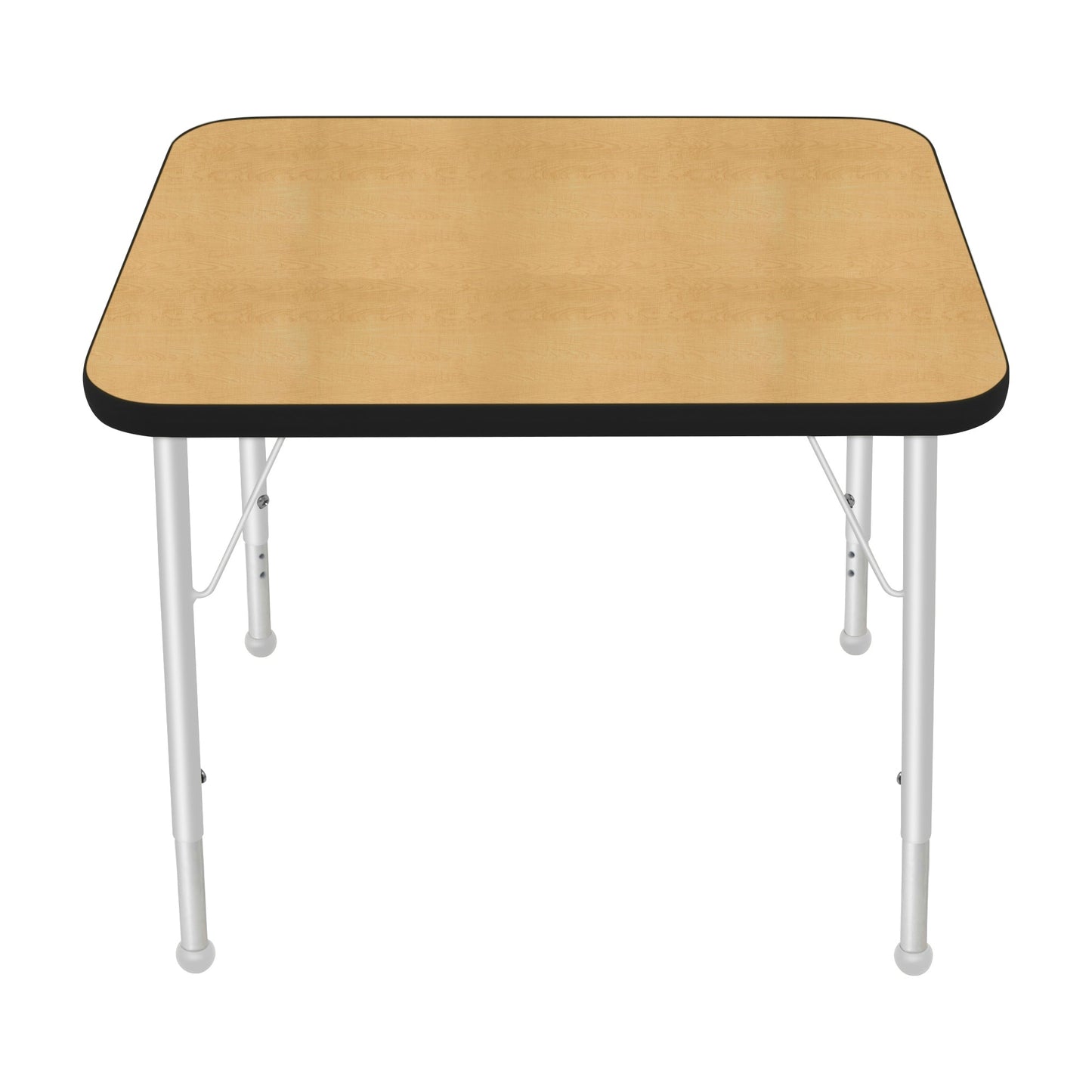 Mahar Creative Colors Small Rectangle Activity Table Preschool Height Adjustable Legs 30"W x 24"D x 17" - 25"H (MHR-2430LO)