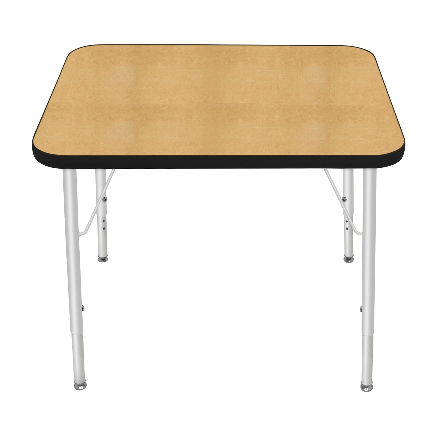 Mahar Creative Colors Small Rectangle Activity Table Preschool Height Adjustable Legs 30"W x 24"D x 17" - 25"H (MHR-2430LO)