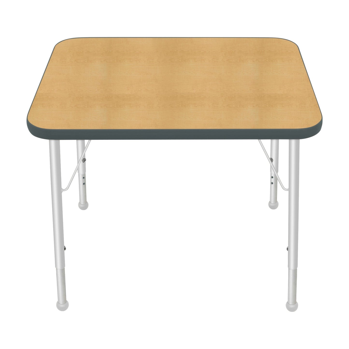 Mahar Creative Colors Small Rectangle Activity Table Preschool Height Adjustable Legs 30"W x 24"D x 17" - 25"H (MHR-2430LO)