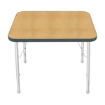 Mahar Creative Colors Small Rectangle Activity Table Preschool Height Adjustable Legs 30