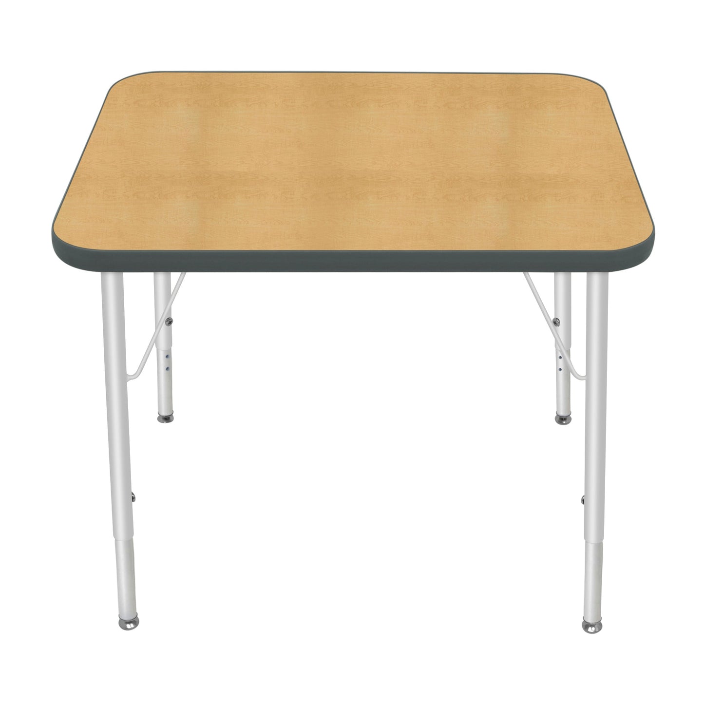 Mahar Creative Colors Small Rectangle Activity Table Preschool Height Adjustable Legs 30"W x 24"D x 17" - 25"H (MHR-2430LO)