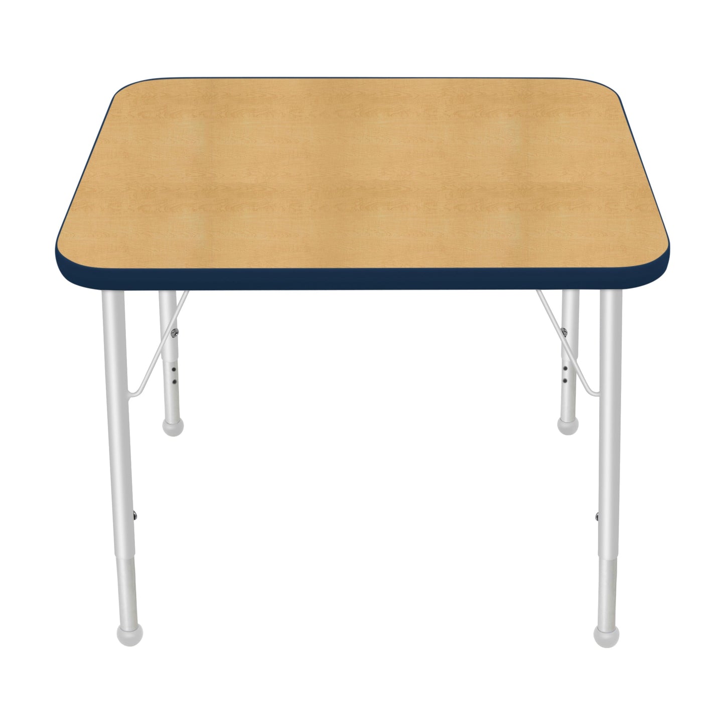 Mahar Creative Colors Small Rectangle Activity Table Preschool Height Adjustable Legs 30"W x 24"D x 17" - 25"H (MHR-2430LO)