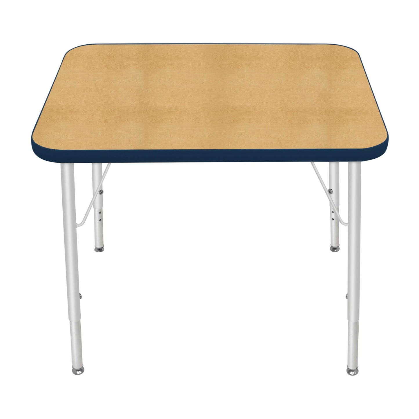 Mahar Creative Colors Small Rectangle Activity Table Preschool Height Adjustable Legs 30"W x 24"D x 17" - 25"H (MHR-2430LO)