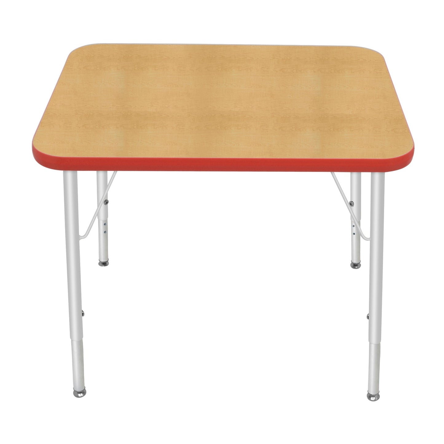 Mahar Creative Colors Small Rectangle Activity Table Preschool Height Adjustable Legs 30"W x 24"D x 17" - 25"H (MHR-2430LO)