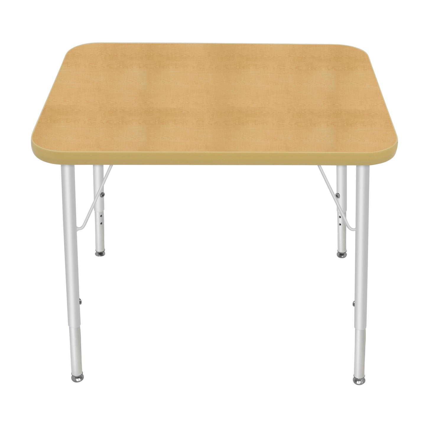 Mahar Creative Colors Small Rectangle Activity Table Preschool Height Adjustable Legs 30"W x 24"D x 17" - 25"H (MHR-2430LO)