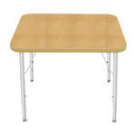 Mahar Creative Colors Small Rectangle Activity Table Preschool Height Adjustable Legs 30