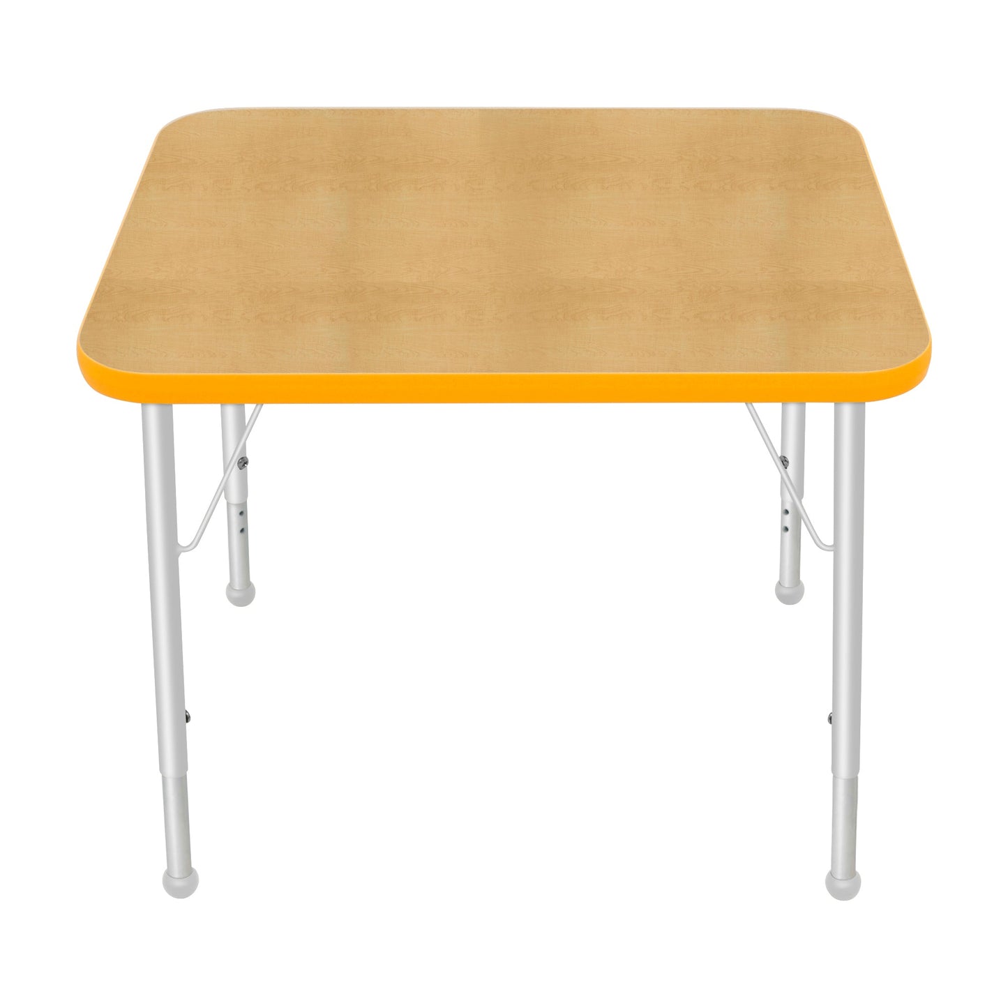 Mahar Creative Colors Small Rectangle Activity Table Preschool Height Adjustable Legs 30"W x 24"D x 17" - 25"H (MHR-2430LO)