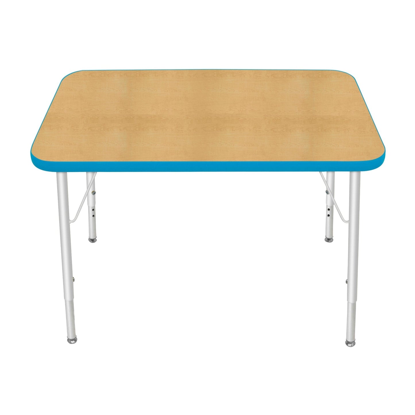 Mahar Creative Colors Small Rectangle Activity Table Preschool Height Adjustable Legs 36"W x 24"D x 17" - 25"H (MHR - 2436LO) - SchoolOutlet