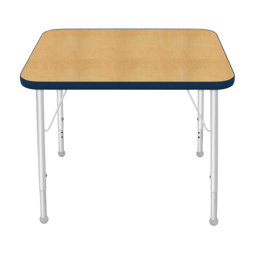 Mahar Creative Colors Small Rectangle Activity Table Preschool Height Adjustable Legs 36"W x 24"D x 17" - 25"H (MHR - 2436LO) - SchoolOutlet