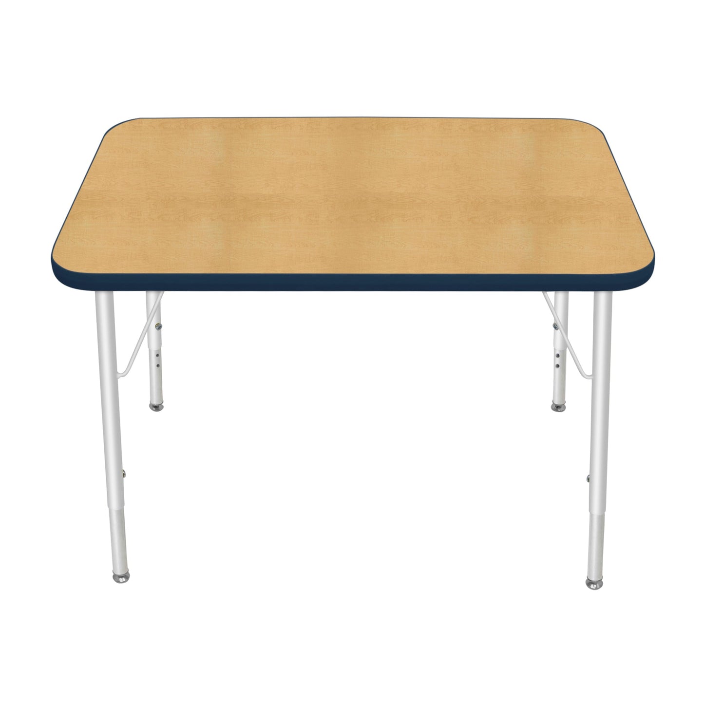 Mahar Creative Colors Small Rectangle Activity Table Preschool Height Adjustable Legs 36"W x 24"D x 17" - 25"H (MHR - 2436LO) - SchoolOutlet