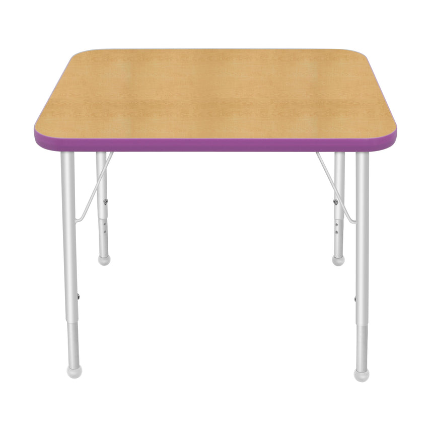 Mahar Creative Colors Small Rectangle Activity Table Preschool Height Adjustable Legs 36"W x 24"D x 17" - 25"H (MHR - 2436LO) - SchoolOutlet