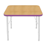 Mahar Creative Colors Small Rectangle Activity Table Preschool Height Adjustable Legs 36