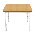 Mahar Creative Colors Small Rectangle Activity Table Preschool Height Adjustable Legs 36