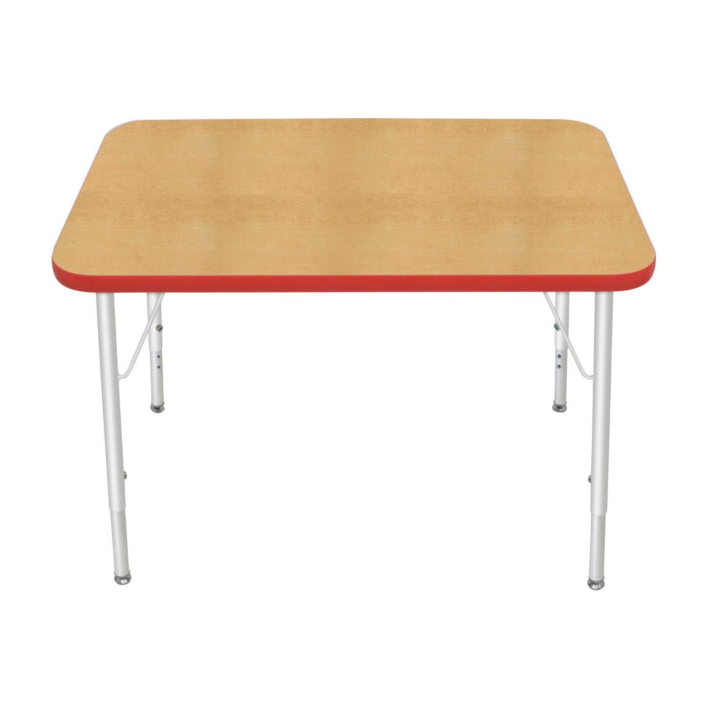 Mahar Creative Colors Small Rectangle Activity Table Preschool Height Adjustable Legs 36"W x 24"D x 17" - 25"H (MHR - 2436LO) - SchoolOutlet