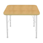 Mahar Creative Colors Small Rectangle Activity Table Preschool Height Adjustable Legs 36