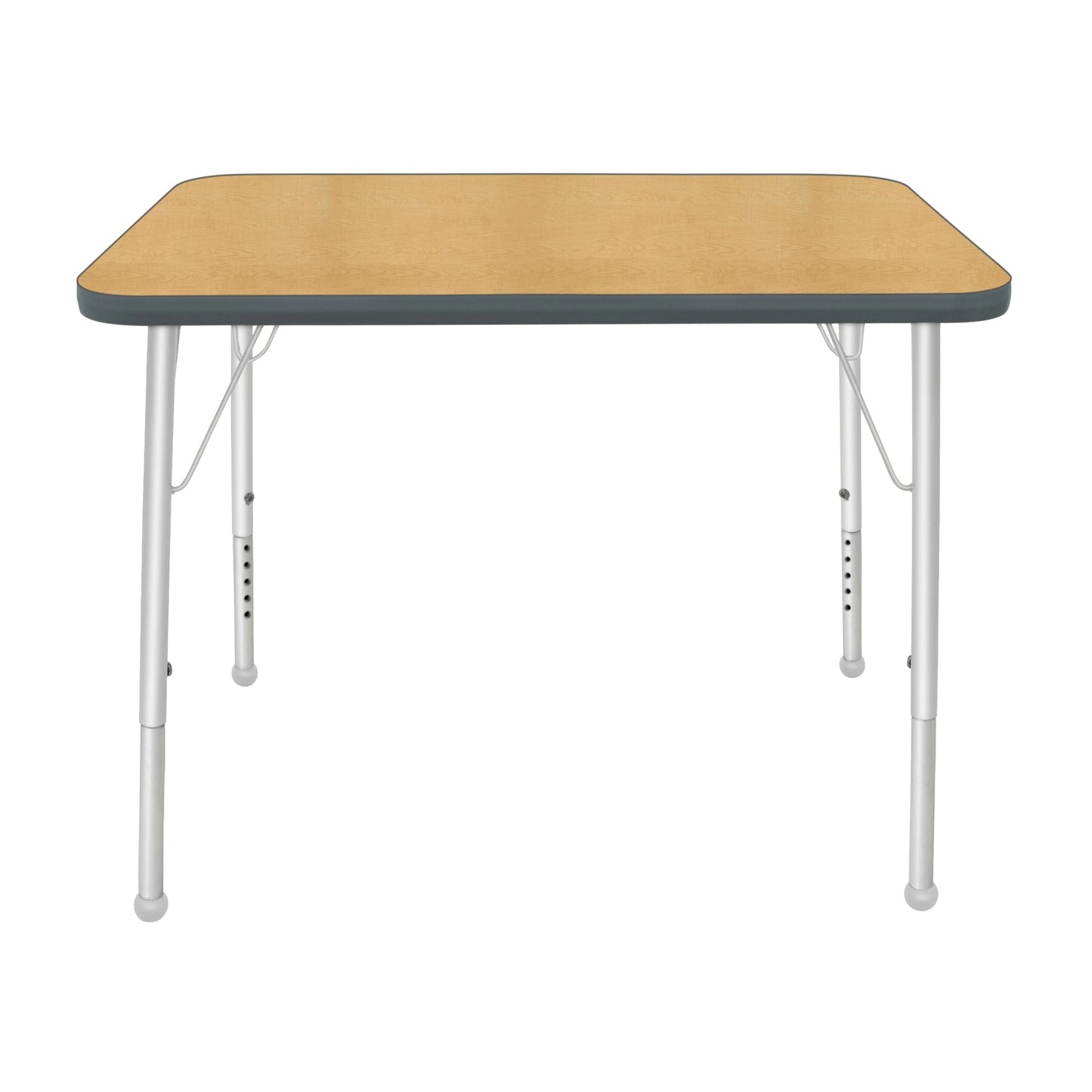 Mahar Creative Colors Small Rectangle Activity Table Preschool Height Adjustable Legs 48"W x 24"D x 17" - 25"H (MHR - 2448LO) - SchoolOutlet