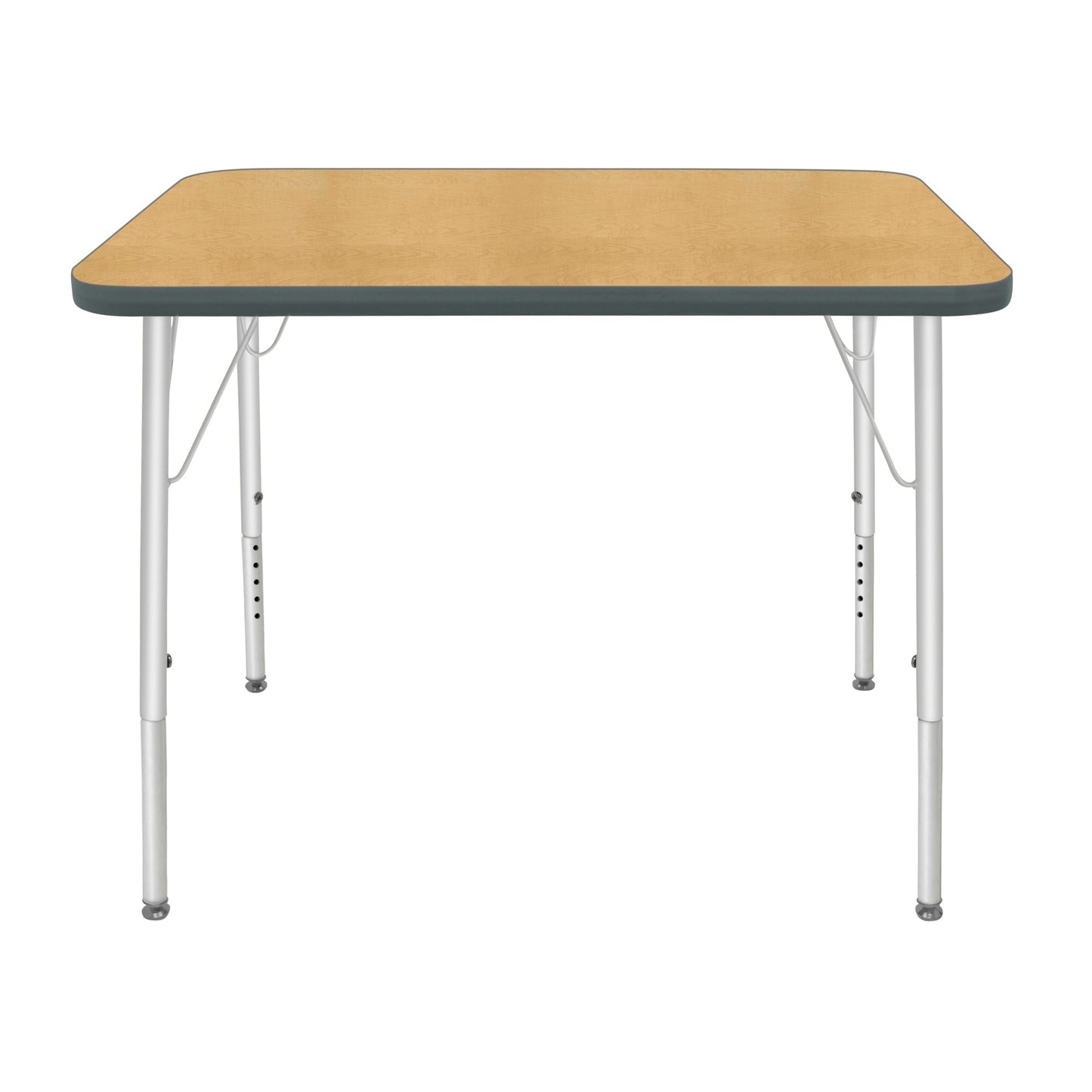 Mahar Creative Colors Small Rectangle Activity Table Preschool Height Adjustable Legs 48"W x 24"D x 17" - 25"H (MHR - 2448LO) - SchoolOutlet