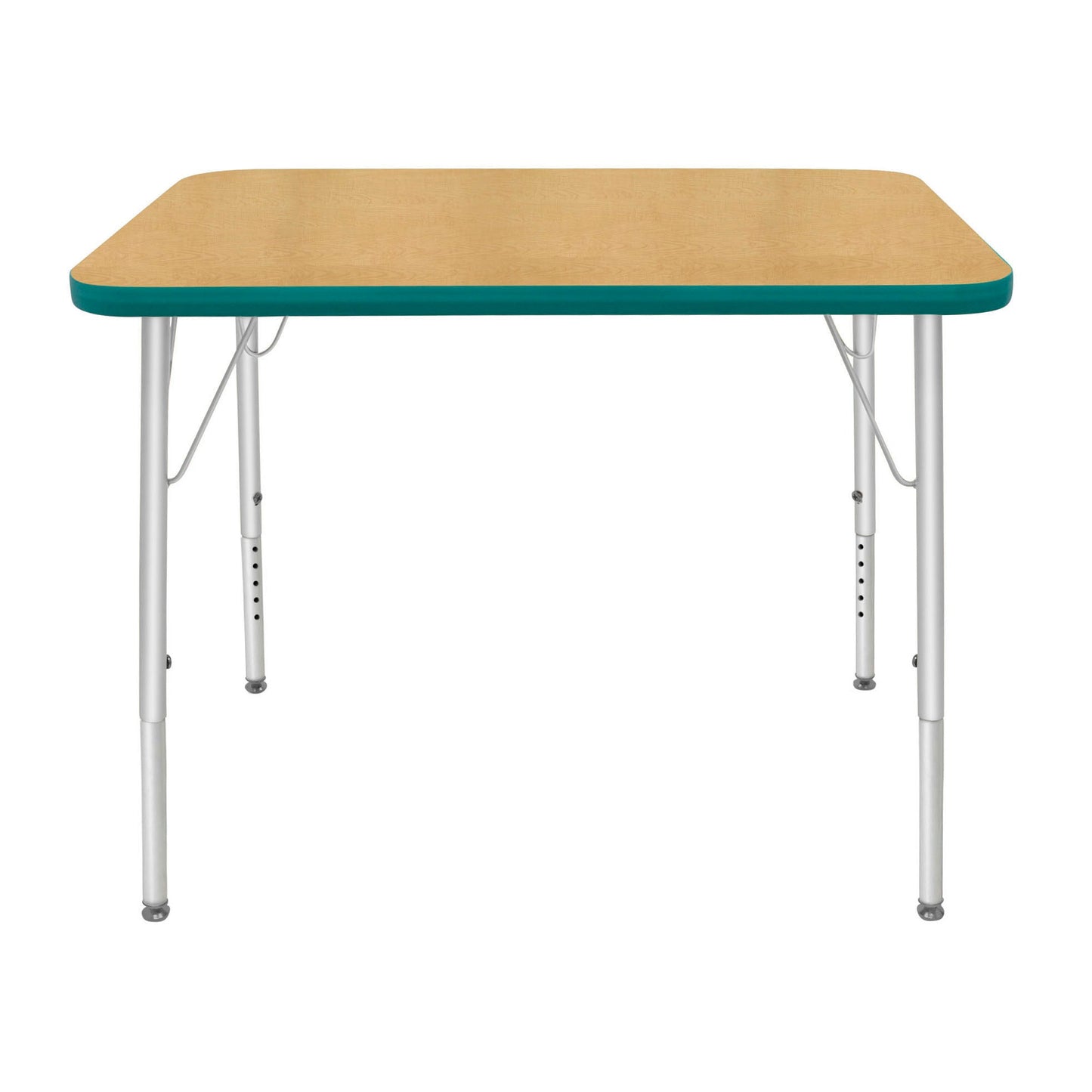 Mahar Creative Colors Small Rectangle Activity Table Preschool Height Adjustable Legs 48"W x 24"D x 17" - 25"H (MHR - 2448LO) - SchoolOutlet