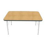 Mahar Creative Colors Small Rectangle Activity Table Preschool Height Adjustable Legs 48
