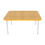 Mahar Creative Colors Small Rectangle Activity Table Preschool Height Adjustable Legs 48