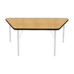Mahar Creative Colors Large Trapezoid Activity Table Preschool Height Adjustable Legs 60