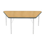 Mahar Creative Colors Large Trapezoid Activity Table Preschool Height Adjustable Legs 60