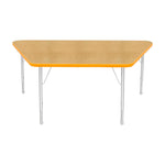 Mahar Creative Colors Large Trapezoid Activity Table Preschool Height Adjustable Legs 60