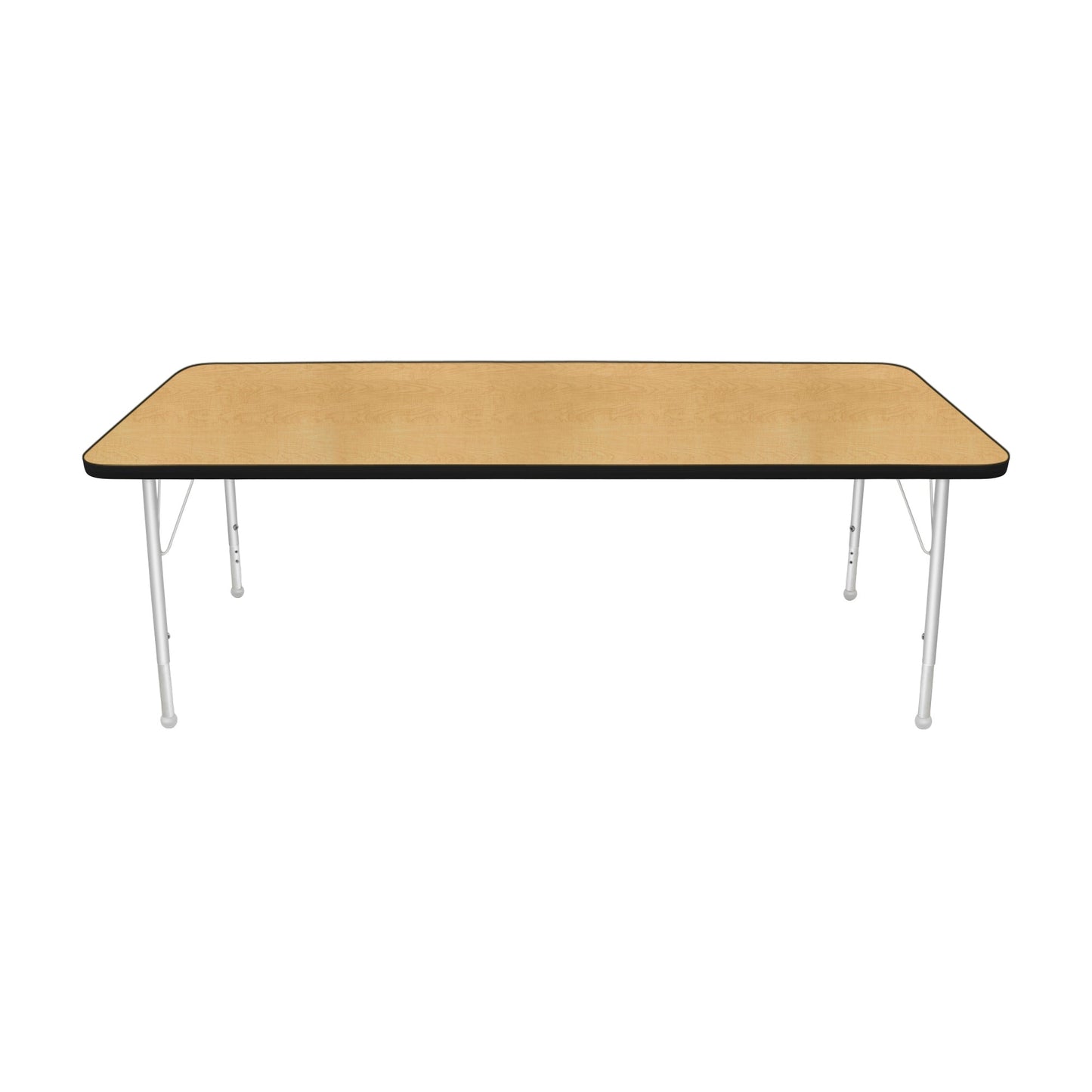 Mahar Creative Colors Small Rectangle Activity Table Preschool Height Adjustable Legs 72"W x 30"D x 17" - 25"H (MHR-3072LO)