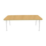 Mahar Creative Colors Small Rectangle Activity Table Preschool Height Adjustable Legs 72