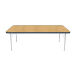 Mahar Creative Colors Small Rectangle Activity Table Preschool Height Adjustable Legs 72