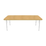 Mahar Creative Colors Small Rectangle Activity Table Preschool Height Adjustable Legs 72