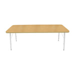 Mahar Creative Colors Small Rectangle Activity Table Preschool Height Adjustable Legs 72