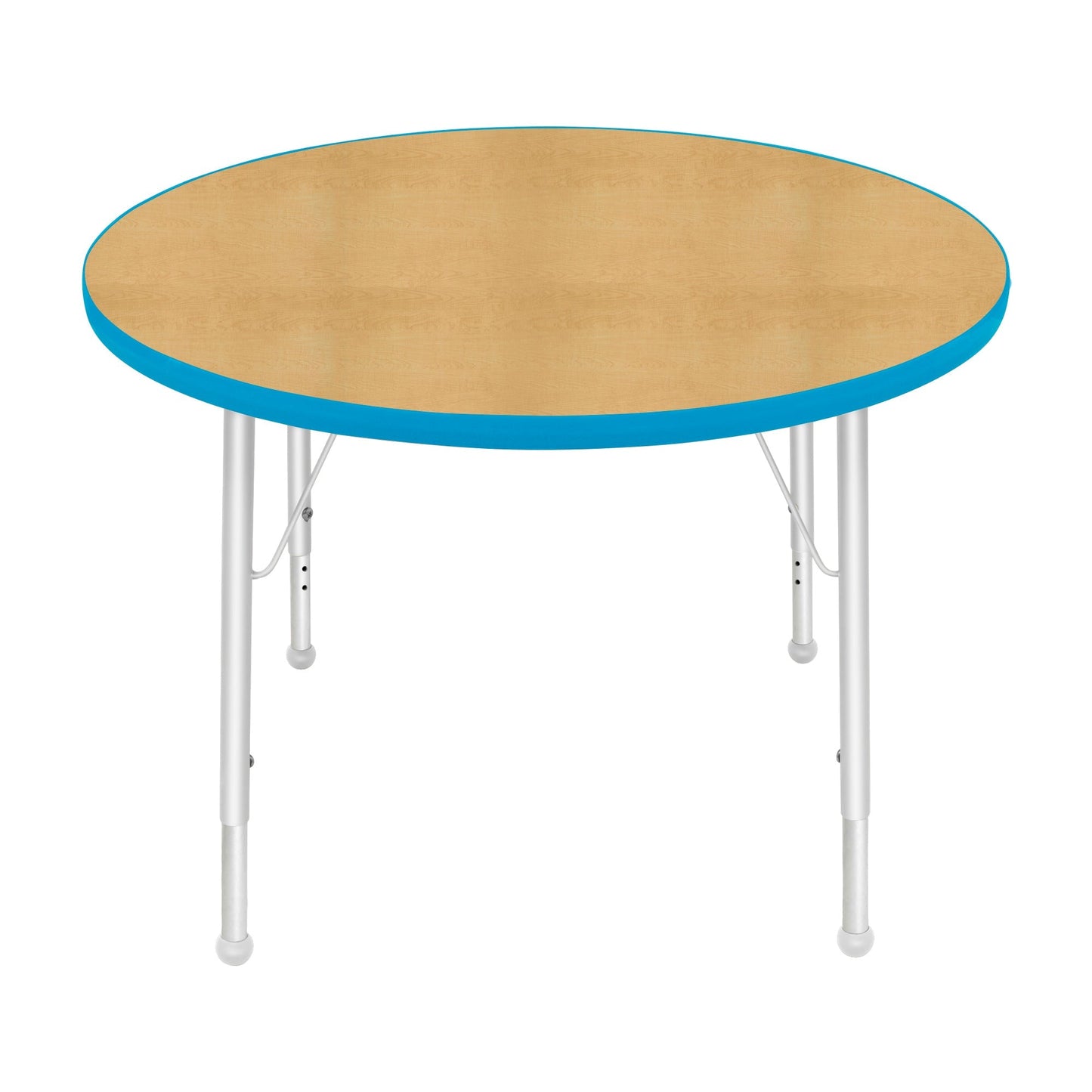 Special Sale - Mahar Creative Colors Round Activity Table with Heavy Duty Laminate Top 36" Dia x 21" - 30" H (MHR-SUR-TABLE-36RN)