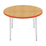 Mahar Creative Colors Round Activity Table Preschool Height Adjustable Legs 36
