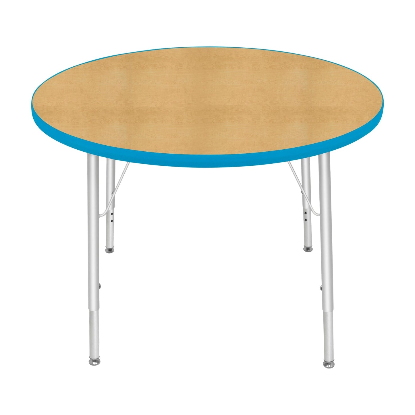Mahar Creative Colors Round Activity Table Preschool Height Adjustable Legs 36"Dia x 17" - 25"H (MHR - 36RNLO) - SchoolOutlet