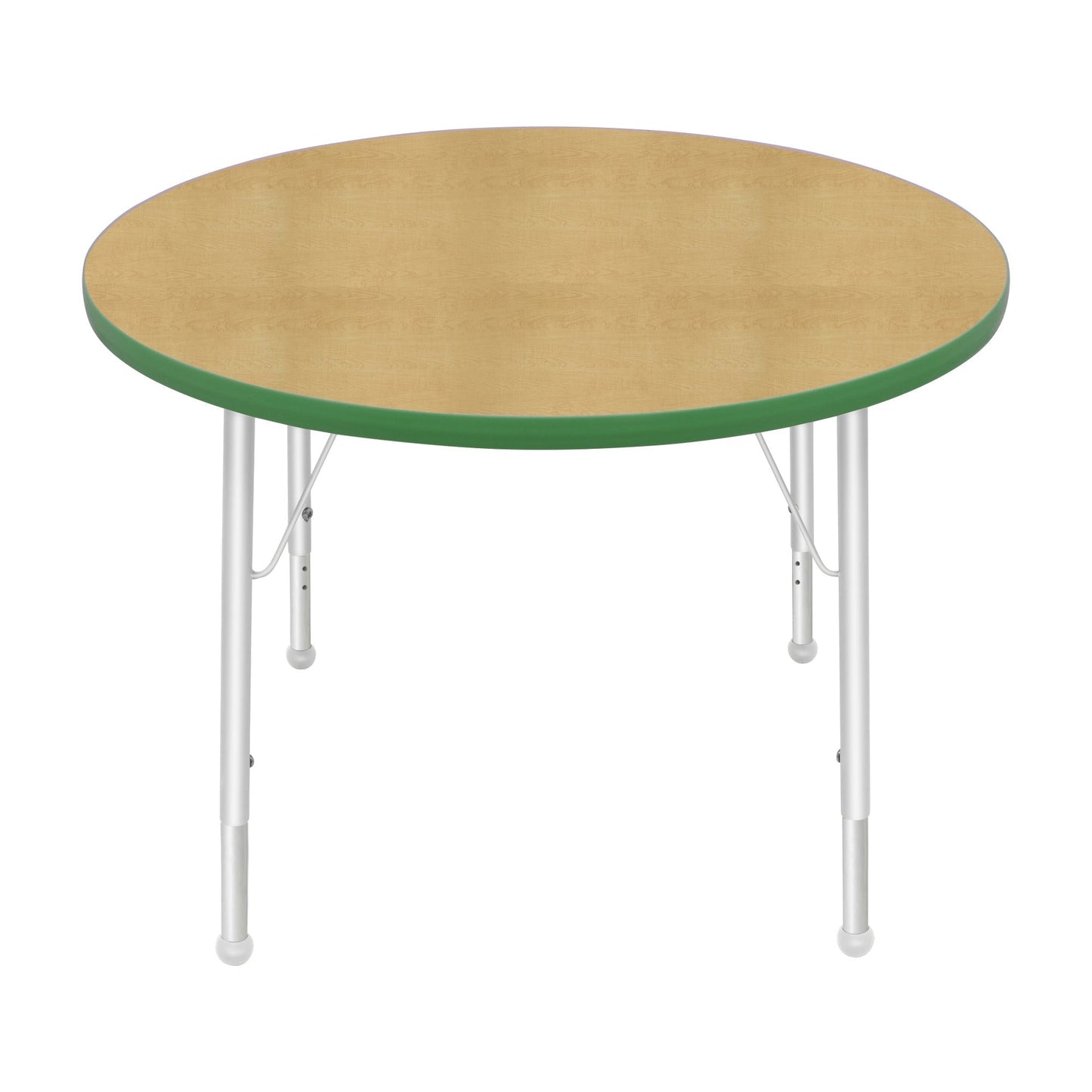 Mahar Creative Colors Round Activity Table Preschool Height Adjustable Legs 36"Dia x 17" - 25"H (MHR - 36RNLO) - SchoolOutlet