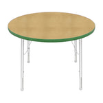 Mahar Creative Colors Round Activity Table Preschool Height Adjustable Legs 36
