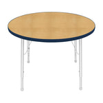 Mahar Creative Colors Round Activity Table Preschool Height Adjustable Legs 36