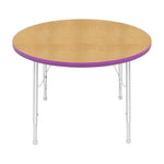 Mahar Creative Colors Round Activity Table Preschool Height Adjustable Legs 36