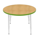 Mahar Creative Colors Round Activity Table Preschool Height Adjustable Legs 36