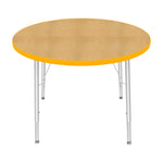 Mahar Creative Colors Round Activity Table Preschool Height Adjustable Legs 36