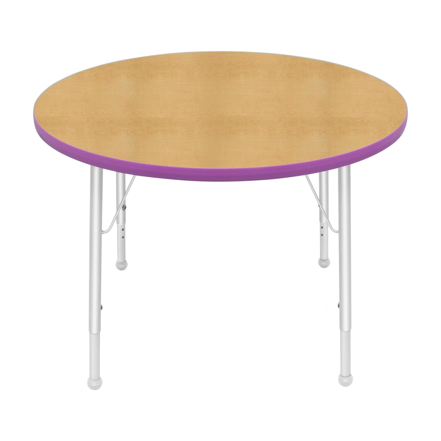 Special Sale - Mahar Creative Colors Round Activity Table with Heavy Duty Laminate Top 36" Dia x 21" - 30" H (MHR-SUR-TABLE-36RN)
