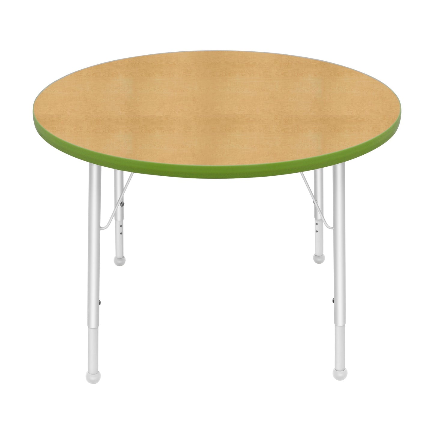 Special Sale - Mahar Creative Colors Round Activity Table with Heavy Duty Laminate Top 36" Dia x 21" - 30" H (MHR-SUR-TABLE-36RN)