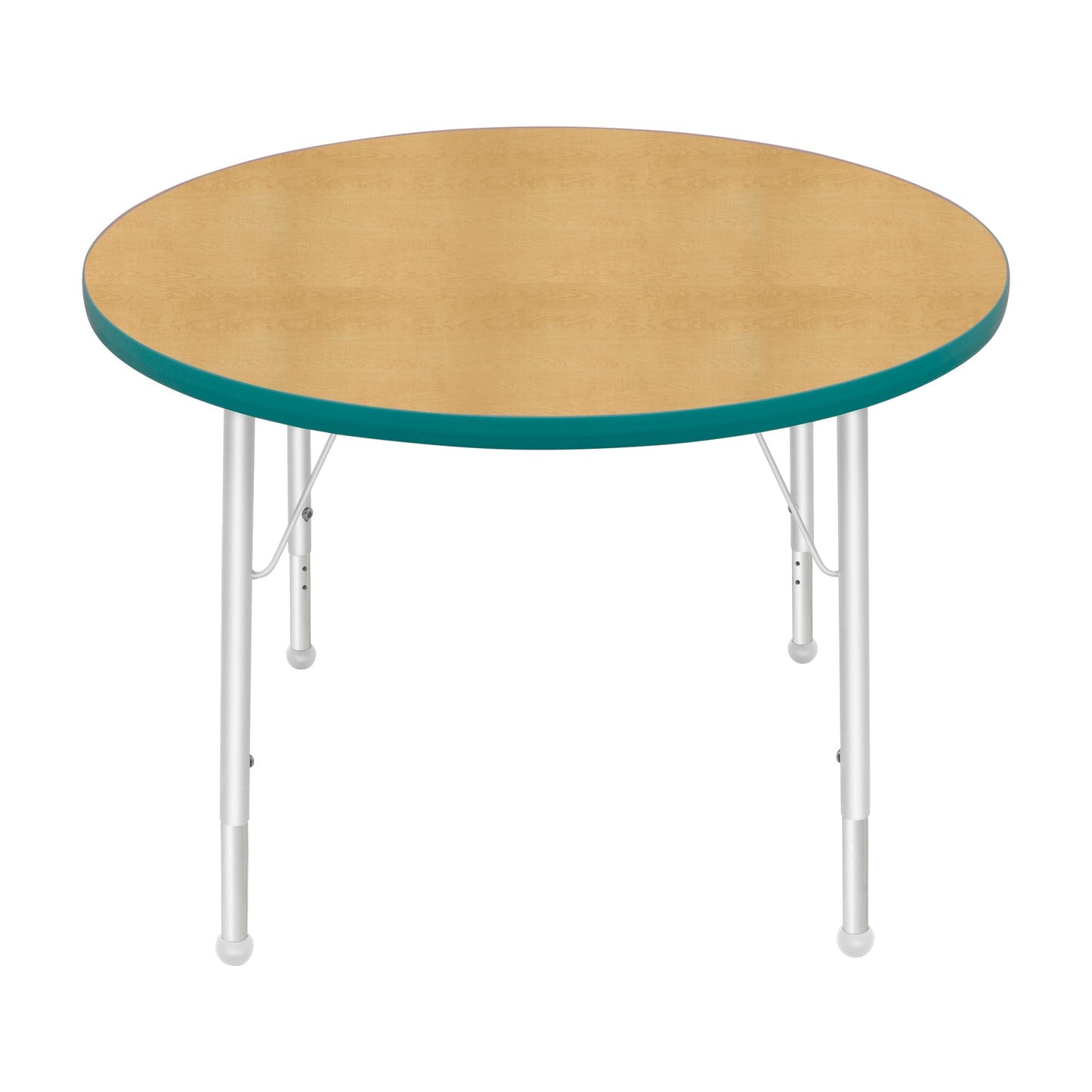 Special Sale - Mahar Creative Colors Round Activity Table with Heavy Duty Laminate Top 36" Dia x 21" - 30" H (MHR-SUR-TABLE-36RN)