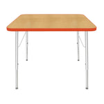 Mahar Creative Colors Square Activity Table Preschool Height Adjustable Legs 36