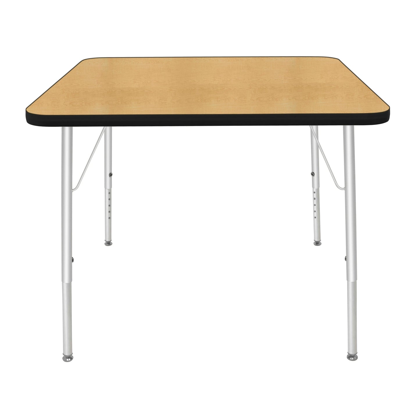Mahar Creative Colors Square Activity Table Preschool Height Adjustable Legs 36"W x 36"D x 17" - 25"H (MHR-36SQLO)