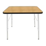 Mahar Creative Colors Square Activity Table Preschool Height Adjustable Legs 36