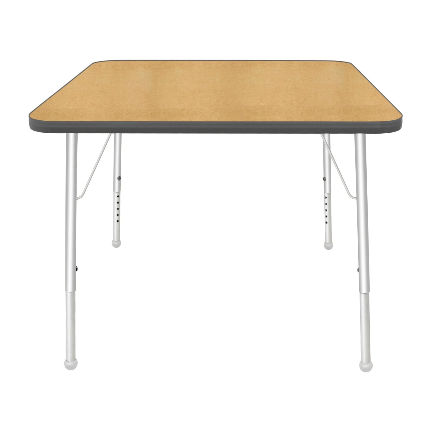 Mahar Creative Colors Square Activity Table Preschool Height Adjustable Legs 36"W x 36"D x 17" - 25"H (MHR-36SQLO)